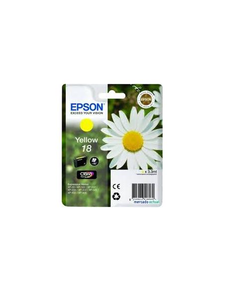 CARTUCHO EPSON 18 YELLOW XP-102 XP-202 XP-205 XP-302 XP-305 XP-402 XP-405