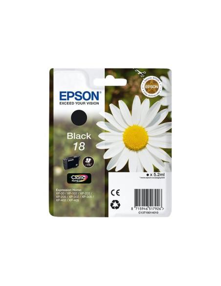 CARTUCHO EPSON 18 BLACK XP-102 XP-202 XP-205 XP-302 XP-305 XP-402 XP-405