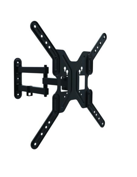 SOPORTE MONITOR PARED EQUIP BRAZO 13-55 INCLINABLE ROTACION VESA 400 BLACK