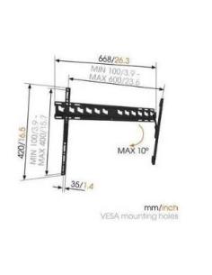 SOPORTE MONITOR PARED VOGEL'S MA 4010 INCLINABLE 40-80 BLACK