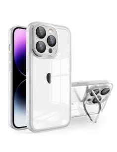 FUNDA MOVIL BACK COVER HT TPU TRANSPARENTE SILVER SOPORTE...