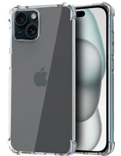 FUNDA MOVIL BACK COVER COOL ANTISHOCK TRANSPARENTE IPHONE 15