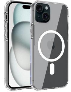 FUNDA MOVIL BACK COVER COOL MAGNETIC TRANSPARENTE IPHONE 15