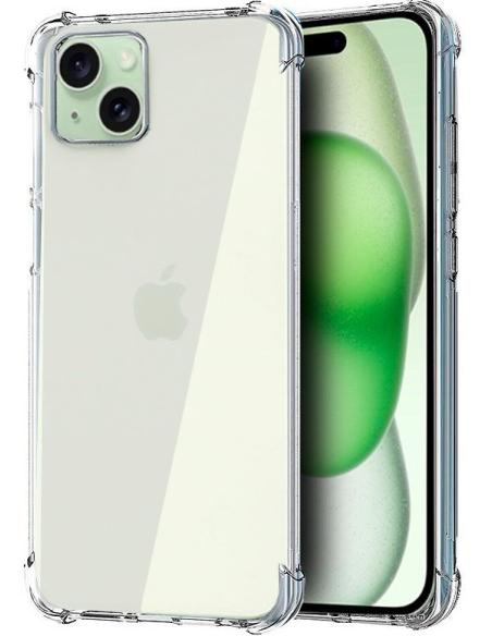 FUNDA MOVIL BACK COVER COOL ANTISHOCK TRANSPARENTE IPHONE 15 PLUS