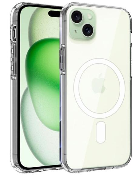 FUNDA MOVIL BACK COVER COOL MAGNETIC TRANSPARENTE IPHONE 15 PLUS