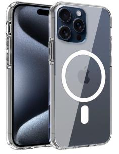FUNDA MOVIL BACK COVER COOL MAGNETIC TRANSPARENTE IPHONE...