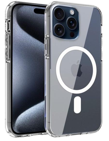 FUNDA MOVIL BACK COVER COOL MAGNETIC TRANSPARENTE IPHONE 15 PRO