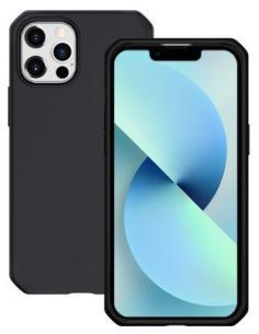 FUNDA MOVIL BACK COVER MOBILIS ANTIMICROBIAL BLACK IPHONE...