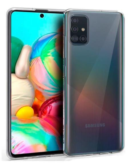 FUNDA MOVIL BACK COVER COOL SILICONA TRANSPARENTE SAMSUNG GALAXY A71 A715
