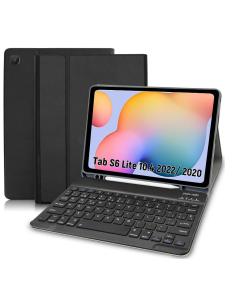 FUNDA TABLET HT FOLIO + TECLADO BLUETOOTH BLACK SAMSUNG...