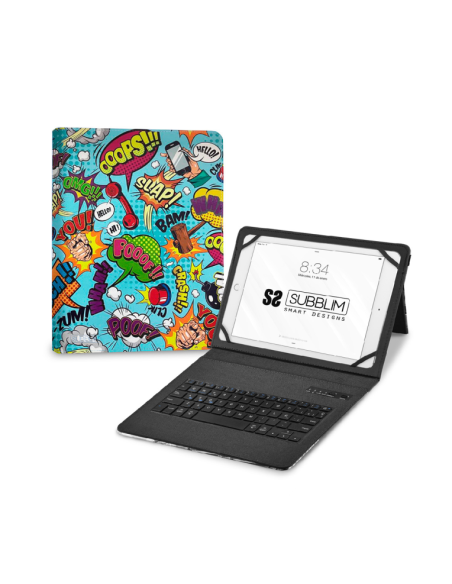 FUNDA TABLET SUBBLIM KEYTAB PRO 11 + TECLADO BLUETOOTH COMIC