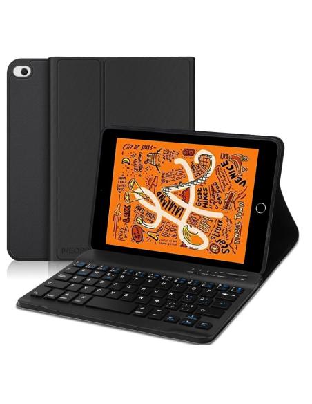 FUNDA TABLET HT FOLIO + TECLADO BLUETOOTH BLACK APPLE IPAD MINI (1ª 2ª 3ª 4ª 5ª GEN)