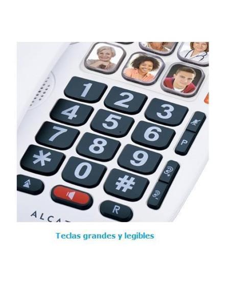 TELEFONO FIJO ALCATEL TMAX 10 TECLAS GRANDES WHITE
