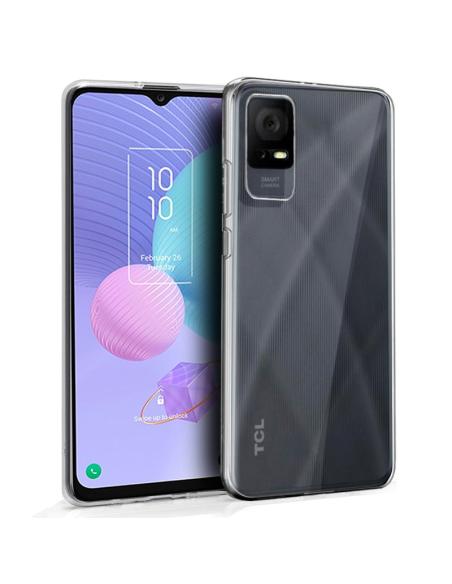 FUNDA MOVIL BACK COVER COOL SILICONA TRANSPARENTE TCL 405 / 408