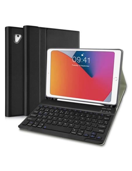 FUNDA TABLET HT FOLIO + TECLADO BLUETOOTH BLACK APPLE IPAD (6ª GEN / 5ª GEN) IPAD AIR (1ª GEN / 2ª GEN)