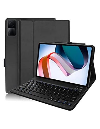 FUNDA TABLET HT FOLIO + TECLADO BLUETOOTH BLACK...