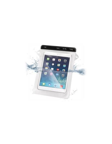 FUNDA TABLET CELLY WATERPROOF BAG BLACK/TRANSPARENTE
