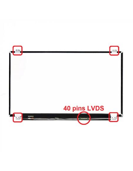 PANTALLA PORTATIL COMPATIBLE 15.6 LED SLIM MATTE HD