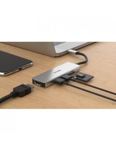 PUERTO REPLICADOR USB-C D-LINK HDMI + 2XUSB 3.0...
