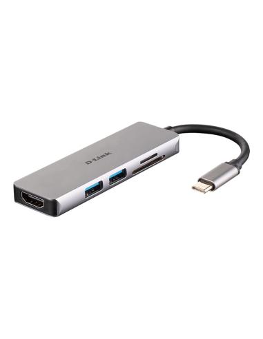 PUERTO REPLICADOR USB-C D-LINK HDMI + 2XUSB 3.0...