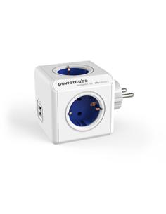 REGLETA POWERCUBE ORIGINAL USB 4 TOMAS WHITE/BLUE