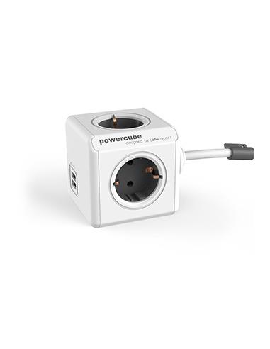 REGLETA POWERCUBE EXTENDED USB 4 TOMAS...