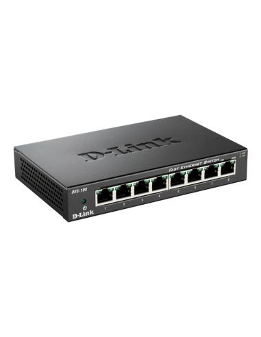 SWITCH D-LINK DES-108 10/100 8 PUERTOS SOBREMESA