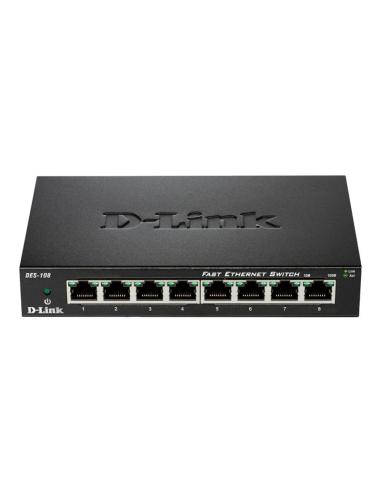 SWITCH D-LINK DES-108 10/100 8 PUERTOS SOBREMESA