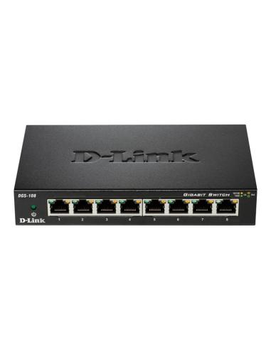 SWITCH D-LINK DGS-108 10/100/1000 8 PUERTOS