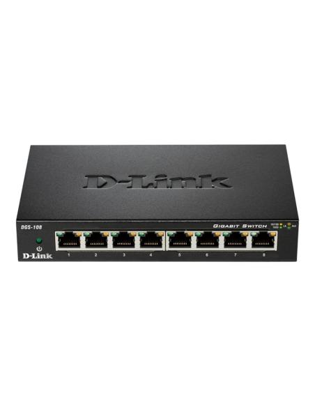 SWITCH D-LINK DGS-108 10/100/1000 8 PUERTOS