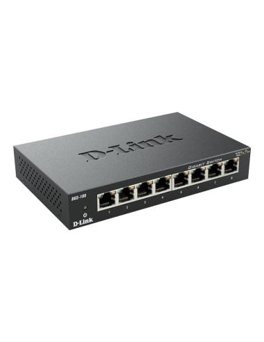 SWITCH D-LINK DGS-108 10/100/1000 8 PUERTOS
