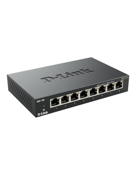SWITCH D-LINK DGS-108 10/100/1000 8 PUERTOS