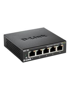 SWITCH D-LINK DGS-105 10/100/1000 5 PUERTOS 2