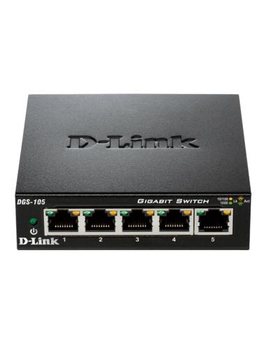 SWITCH D-LINK DGS-105 10/100/1000 5 PUERTOS