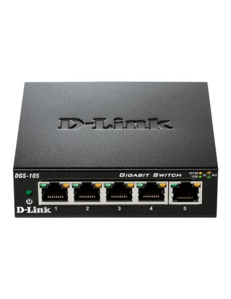 SWITCH D-LINK DGS-105 10/100/1000 5 PUERTOS
