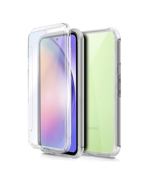 FUNDA MOVIL BACK + FRONT COVER COOL SILICONA 3D TRANSPARENTE SAMSUNG A54 5G A546