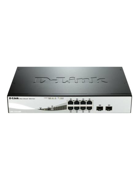 SWITCH D-LINK DGS-1210-8P 10/100/1000 8 PUERTOS + 2 SFP