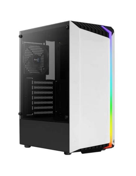 CAJA MEDIATORRE ATX AEROCOOL BIONIC V2 RGB WHITE USB 3.0