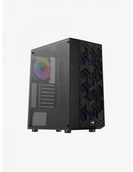 CAJA MEDIATORRE ATX AEROCOOL HIVE FRGB BLACK USB 3.0 