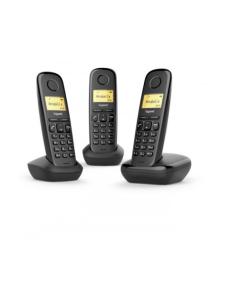 TELEFONO INALAMBRICO SIEMENS GIGASET A170 TRIO BLACK