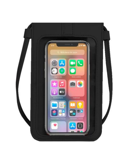FUNDA MOVIL COOL BAG BASIC UNIVERSAL HASTA 6.7 BLACK 