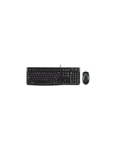 TECLADO + MOUSE LOGITECH DESKTOP MK120 USB BLACK