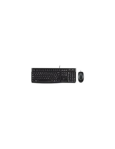 TECLADO + MOUSE LOGITECH DESKTOP MK120 USB BLACK