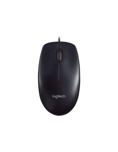 MOUSE LOGITECH OPTICAL WHEEL MOUSE M90 USB BLACK