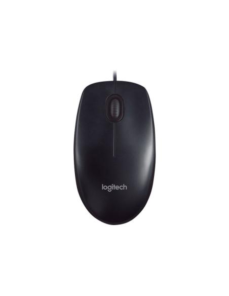 MOUSE LOGITECH OPTICAL WHEEL MOUSE M90 USB BLACK