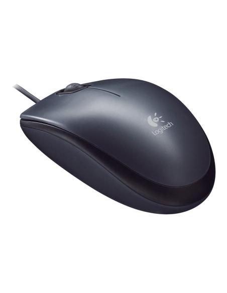MOUSE LOGITECH OPTICAL WHEEL MOUSE M90 USB BLACK