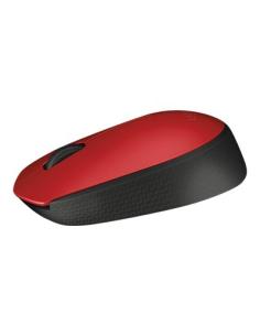 MOUSE LOGITECH WIRELESS M171 BLACK/RED