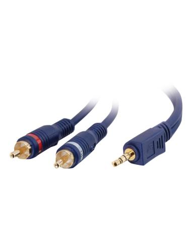 CABLE C2G AUDIO JACK 3.5MM MACHO / 2X RCA MACHO...