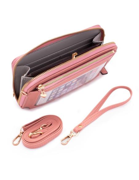 FUNDA MOVIL COOL BAG HORIZONTAL UNIVERSAL HASTA 6.7 PINK