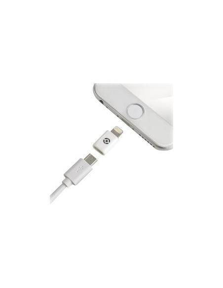 ADAPTADOR CELLY LIGHTNING MACHO / MICRO USB B HEMBRA